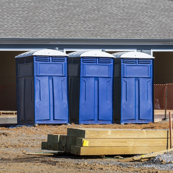 are there any restrictions on where i can place the portable restrooms during my rental period in Lantry